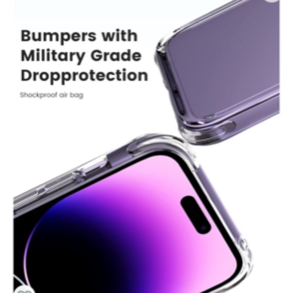 NWT IPHONE 14 Case Clear Ultra Hybrid Opened,  but not used. We needed pro. - Picture 2 of 13